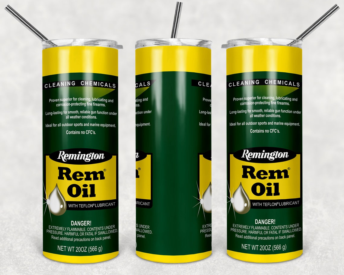 Remington Gun Oil Tumbler Etsy