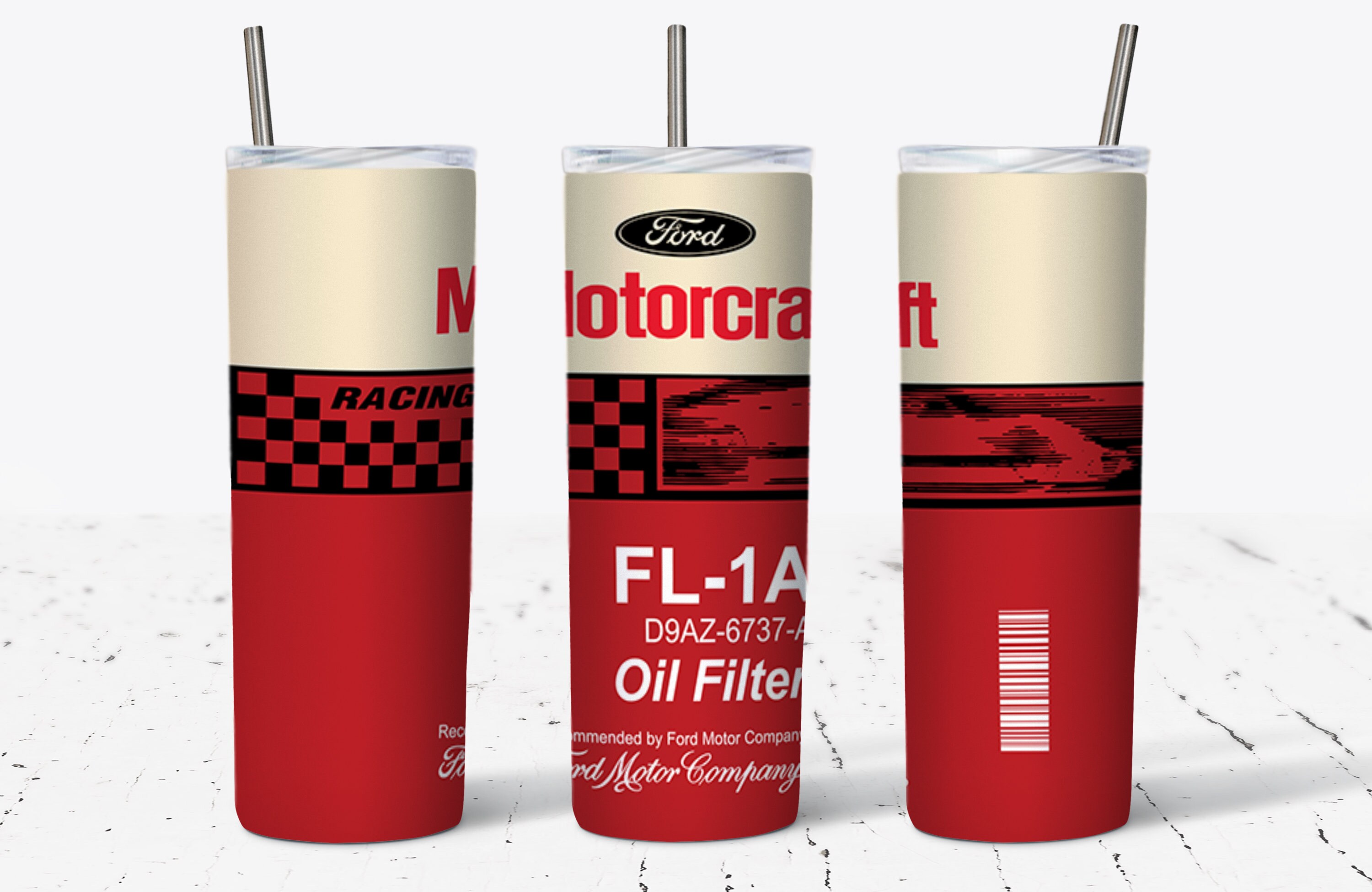 Motorcraft Ford Oil Filter Tumbler Etsy