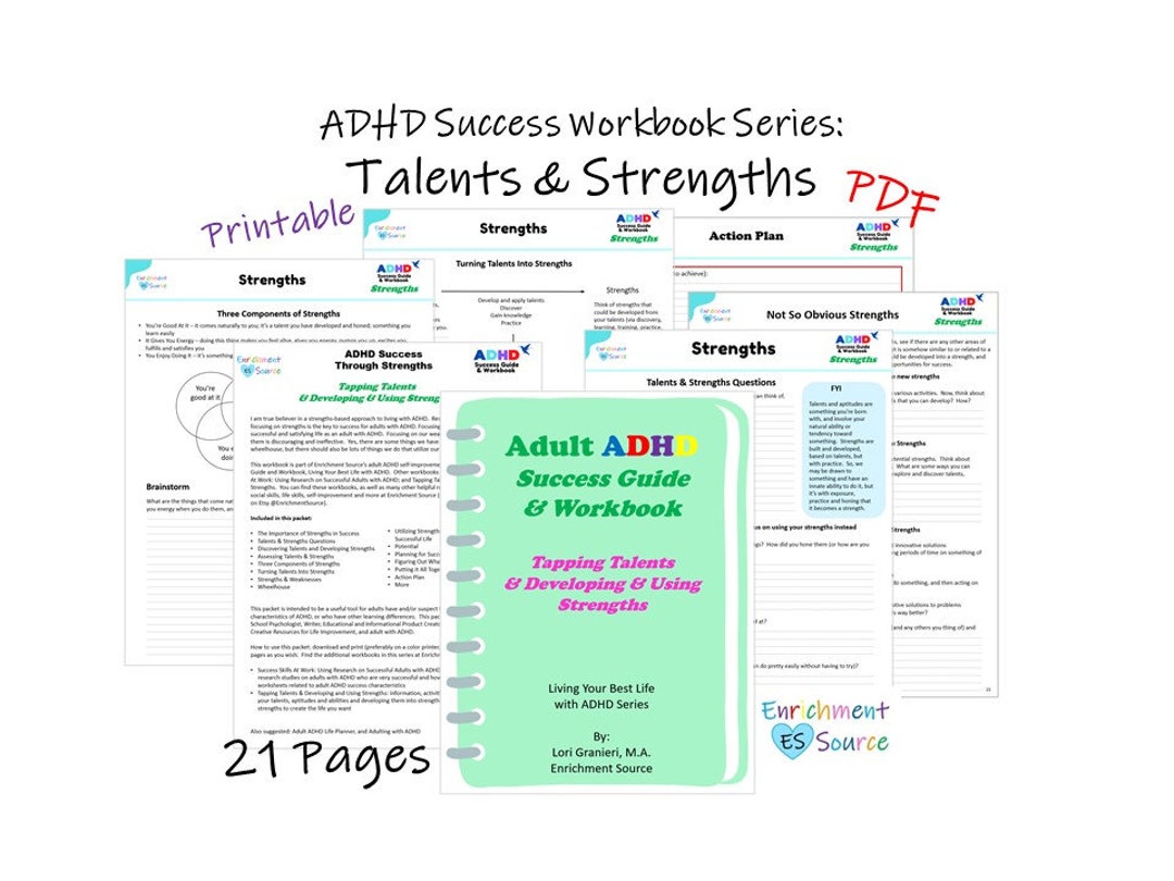 ADHD Adults Tapping Talents, Developing Strengths, Honing Strengths ...