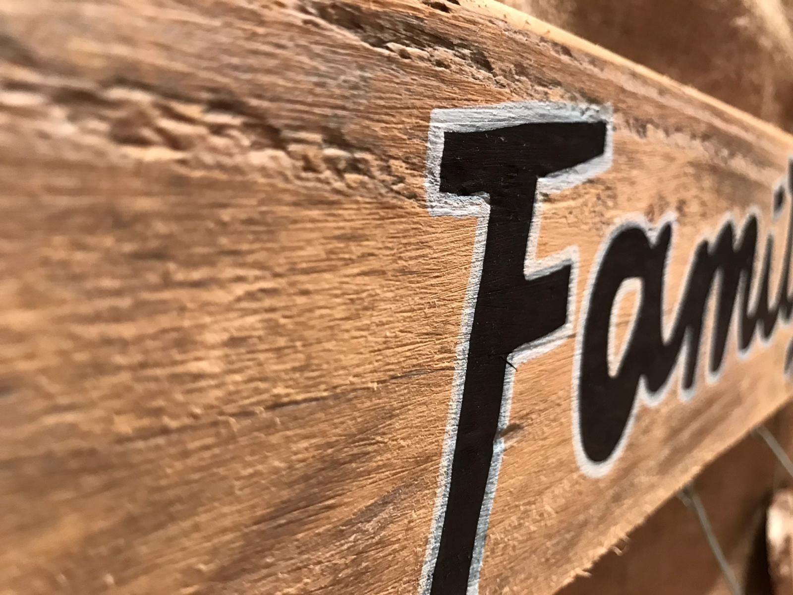 Signo familiar / Artesanía / Colgante de pared / Decoración | Etsy