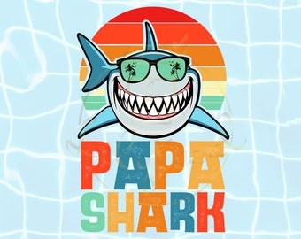 Download Papa Shark Svg Etsy