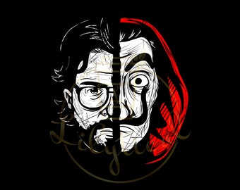 Download Money Heist Svg Etsy