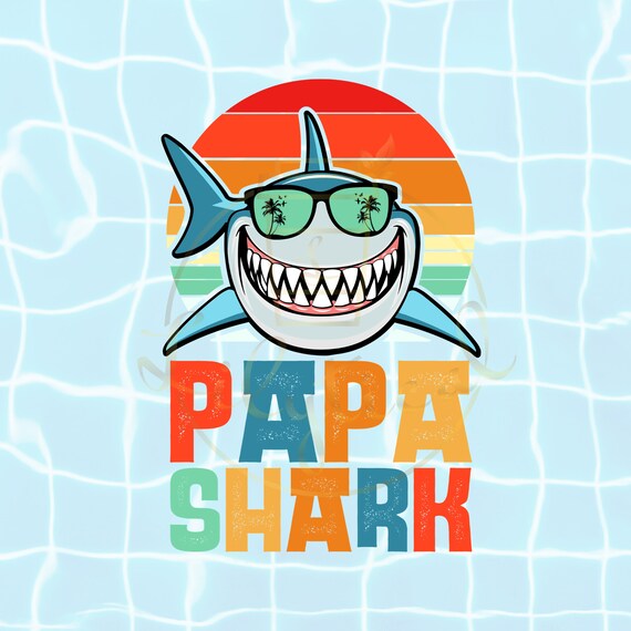 Download Papa Shark Svg Sublimation Printing Png Cutfile Cricut Svg Etsy