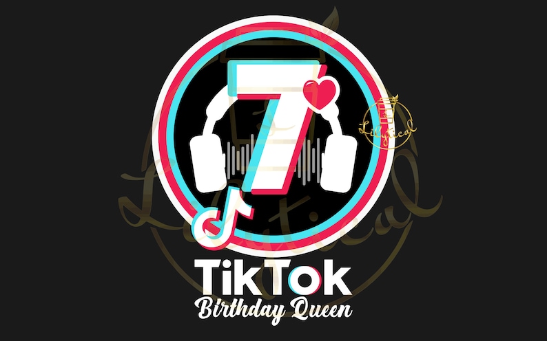 Download My 7th birthday tiktok svg/ birthday queen tiktok svg / | Etsy