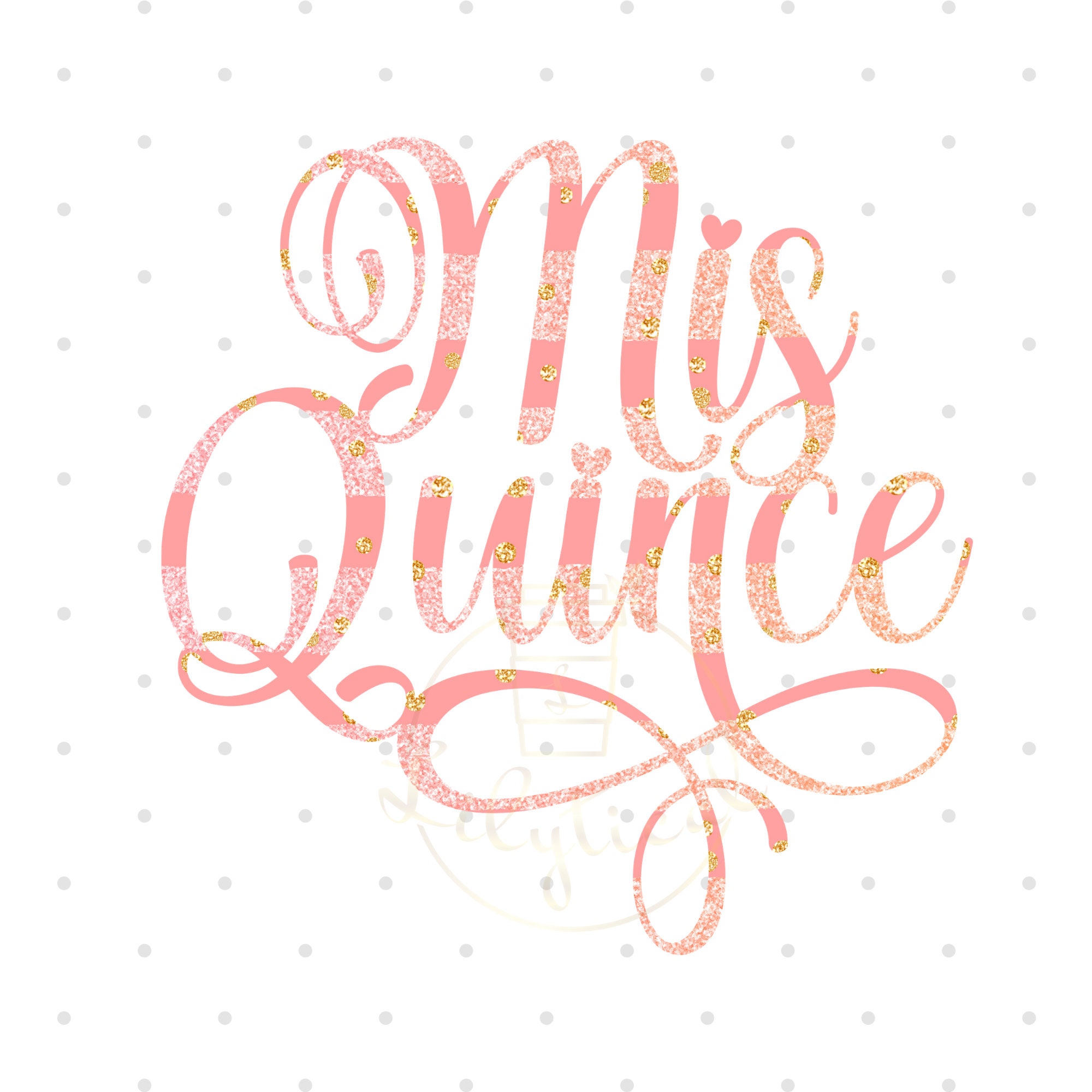 Mis quince años svg cake topper sublimation printing png | Etsy