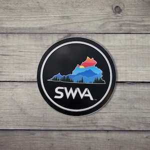 SWVA Sticker, Virginia Sticker, Virginia, Southwest Virginia Sticker, Virginia Decal, SWVA Decal, Blue Ridge Mountains, Appalachia