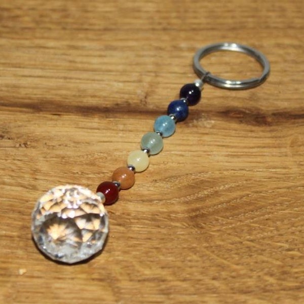 Feng shui sun catcher 7 chakras in natural stones