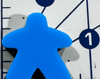 Acrylic Meeple Set of 10, Board Game Pieces (3/4in)