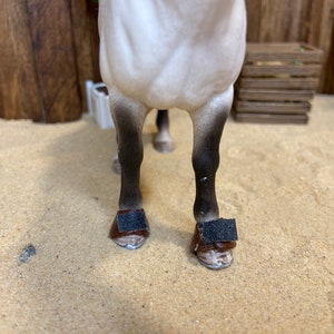 Schleich Horse Brown Leather Bell Boots