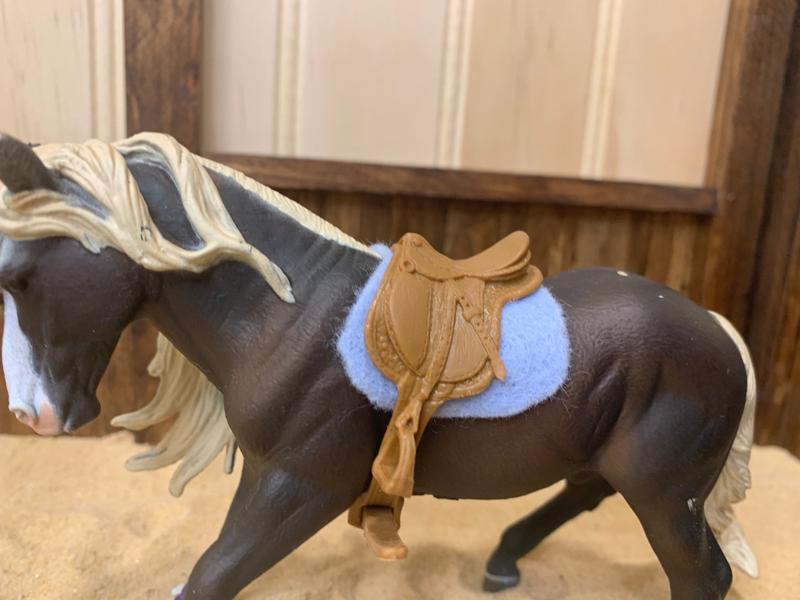 Schleich Horse Saddle Pad AND Half Pad Etsy