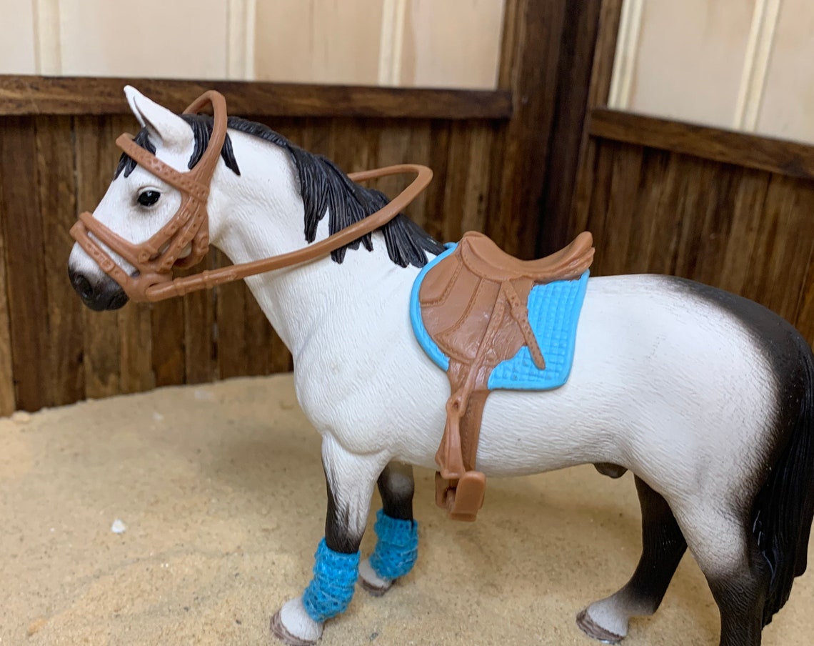Schleich Horse Saddle and Bridle Set Etsy