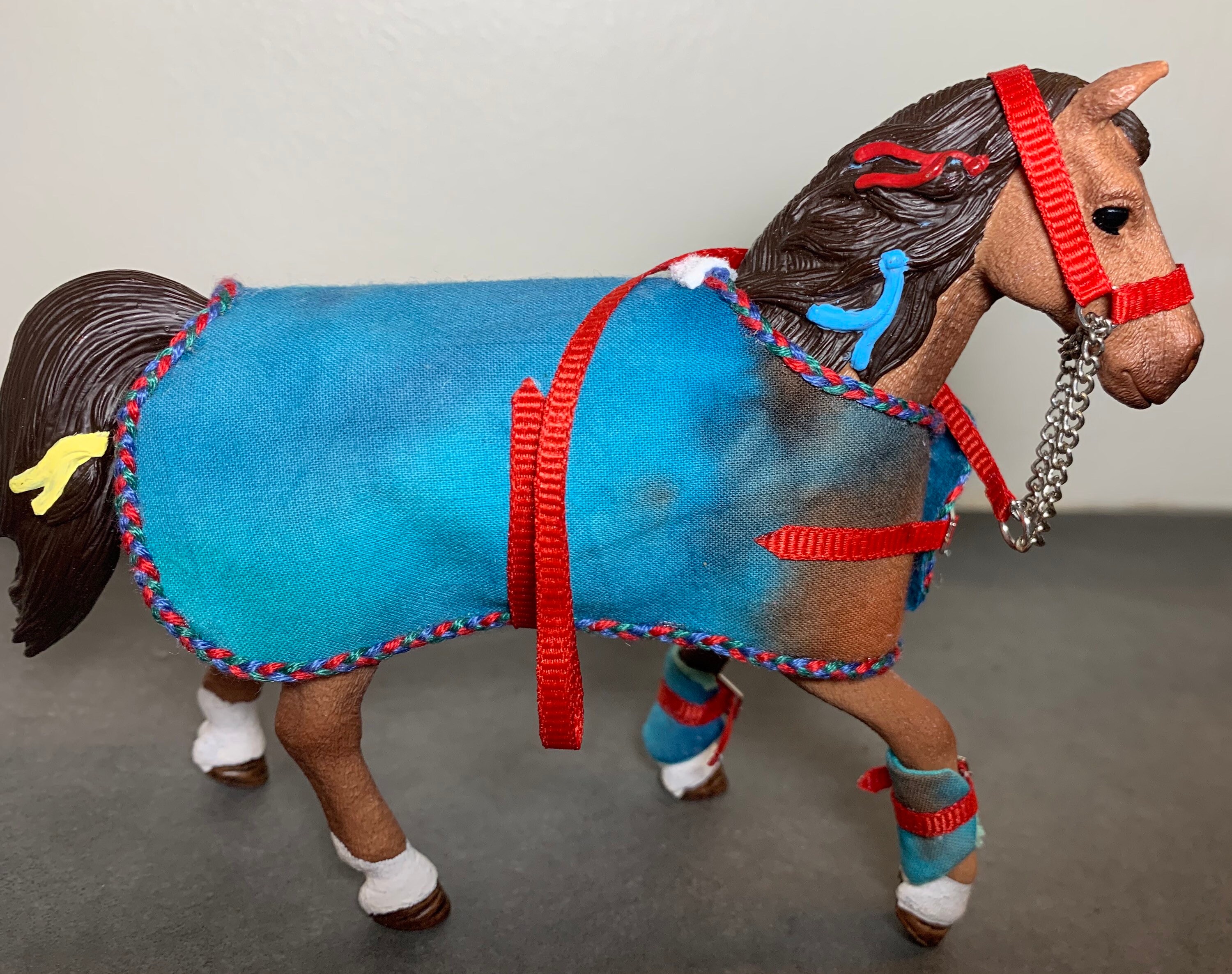 Schleich Horse Blanket Halter Boots Set Etsy