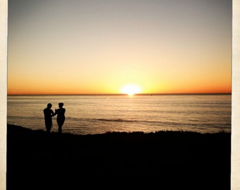 Love on Sunset Cliffs Print