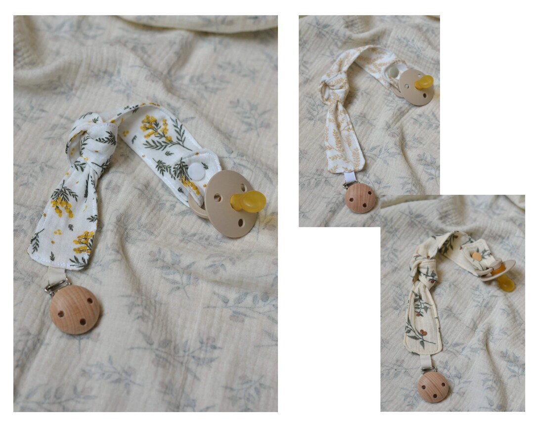 Pacifier Clips Knots different Models Etsy