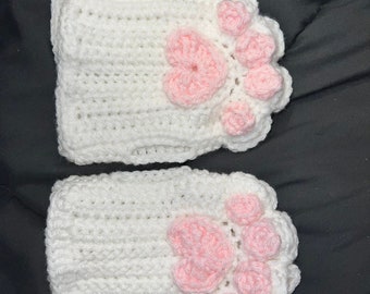 Fingerless Paw Gloves