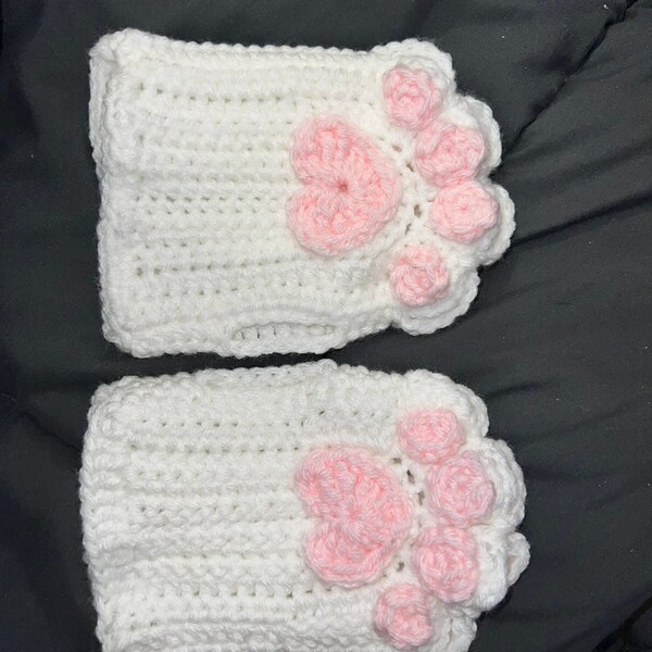 Fingerless Paw Gloves