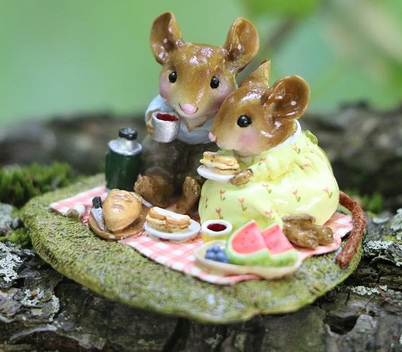 Wee Forest Folk M-370 Just the Two of Us, Miniature Mouse
