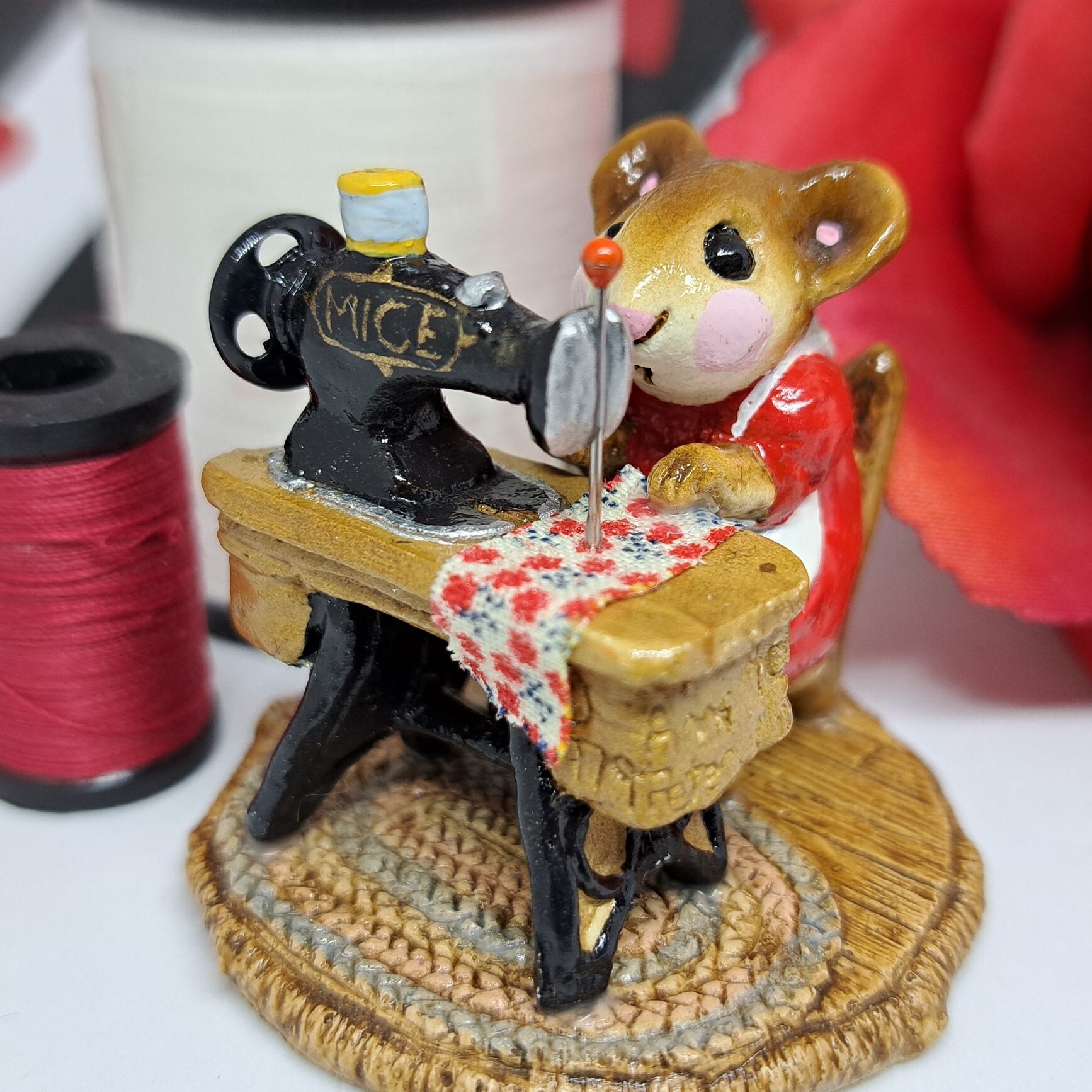コレクター必見！wee forest folk m-40 ミスボビンインレッド
