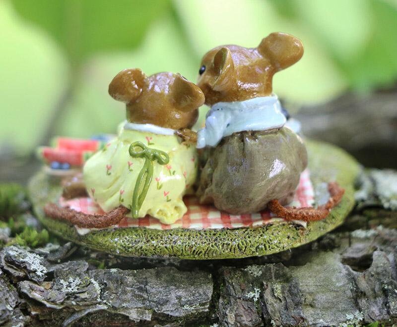 Wee Forest Folk M-370 Just the Two of Us, Miniature Mouse