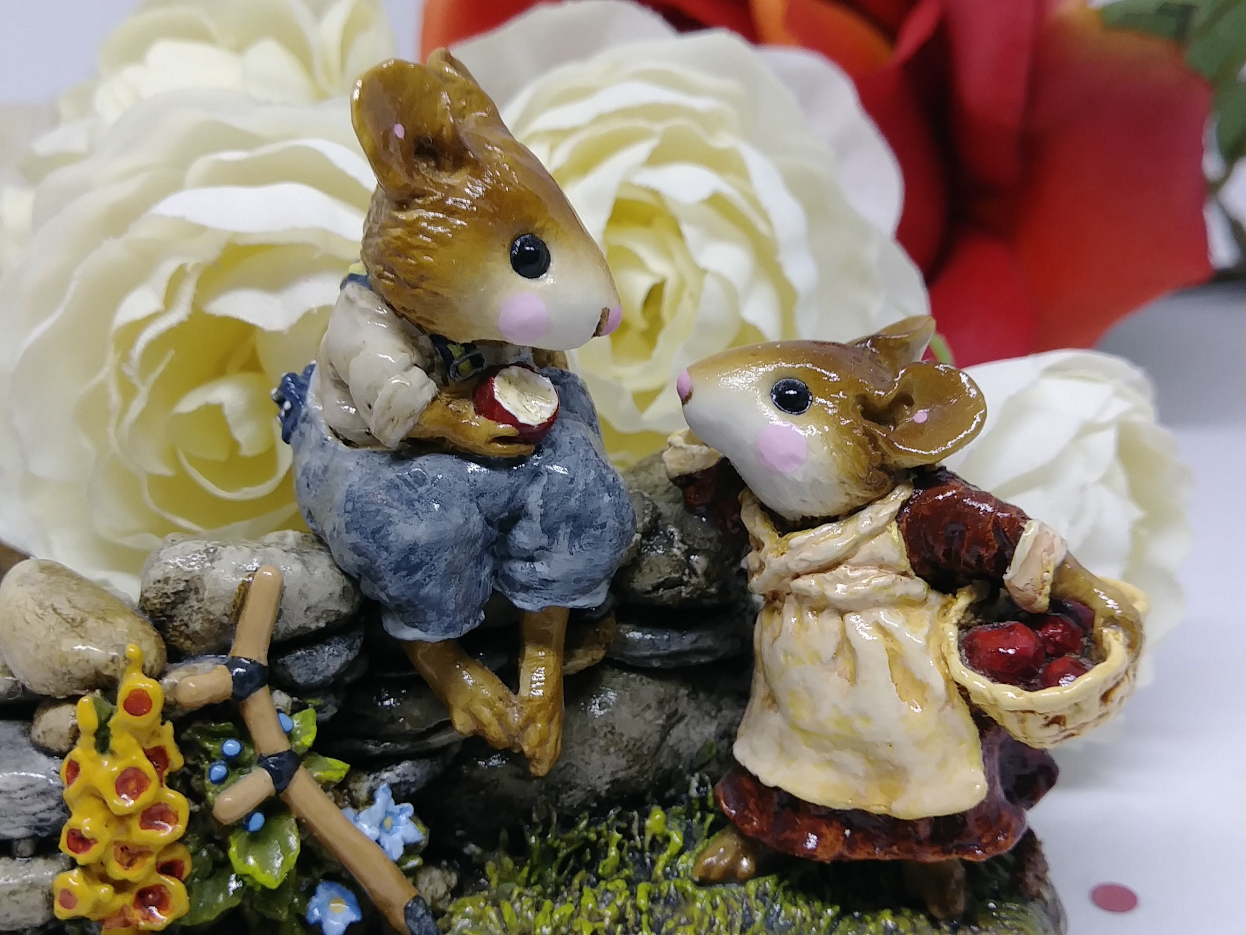 置物 Wee forest Folk Lighting the way 置物 Wee forest Folk Lighting the way Wee Forest Folk FS-7 Wayside