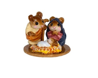 Micro Figurine, Wee Forest Folk M-62m MINI Little Ghost