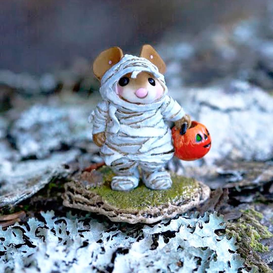 その他 wee forest folk Wee Forest Folk M-194 the Mummy, Miniature Halloween Mouse