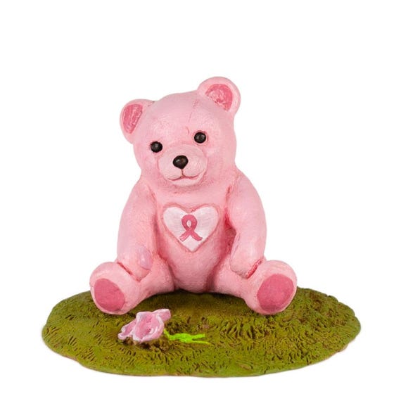 ♡pink_bear♡ Bearington Collection Valentine's Day Soft Pink Plush Teddy