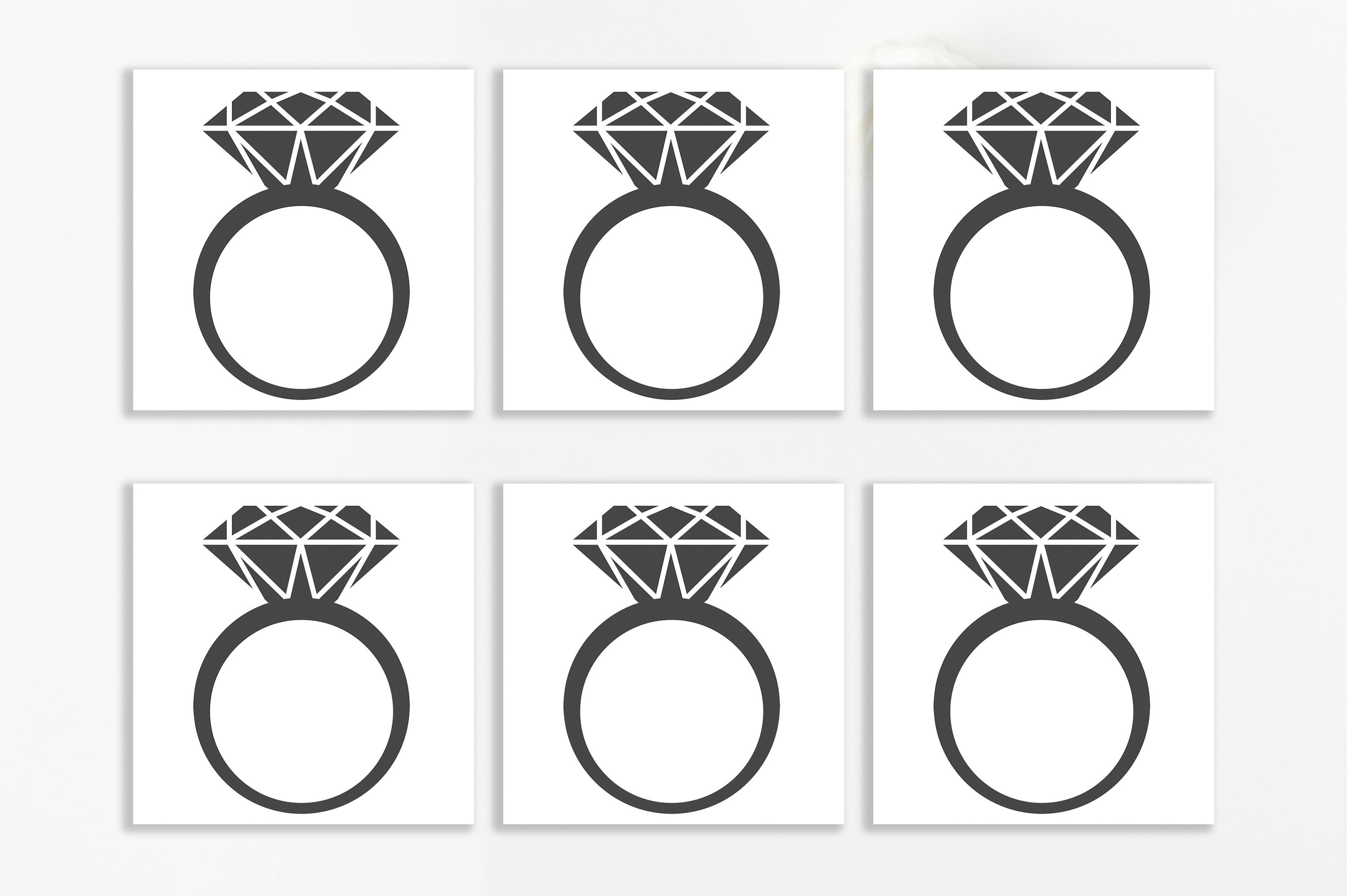 The Ring Game Bridal Shower Ring Game Put a Ring On It Game Etsy