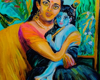 Krishna y Yasoda