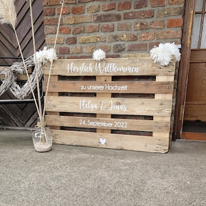 Pallet stickers • Wedding • JGA • Hen party • Graduation party • Communion • Confirmation