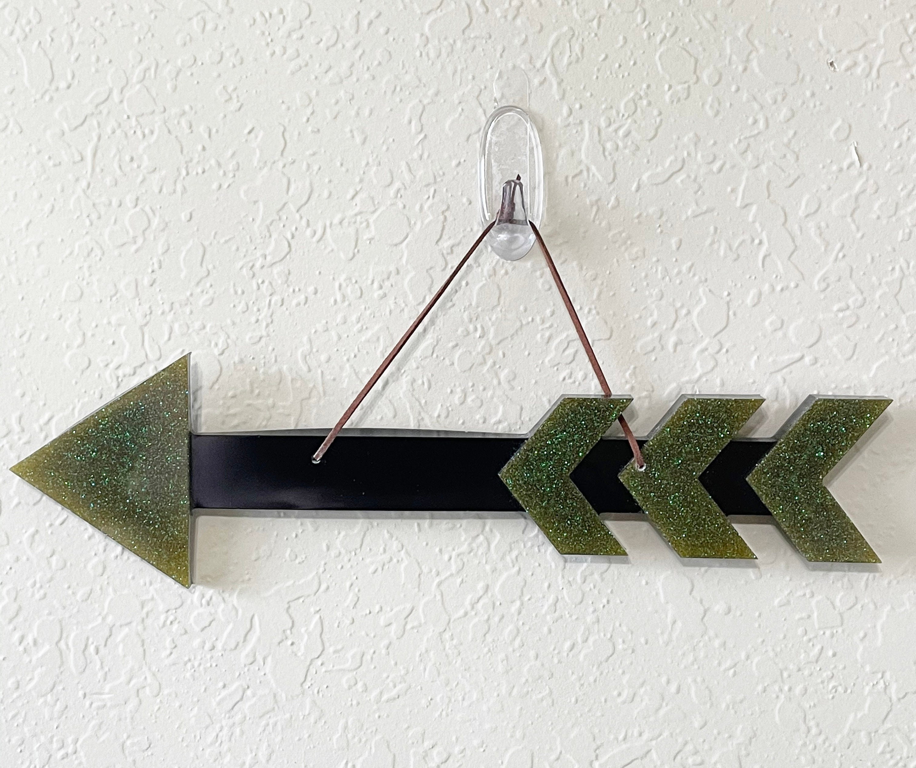 Handmade Resin Arrow Wall Hanging Etsy