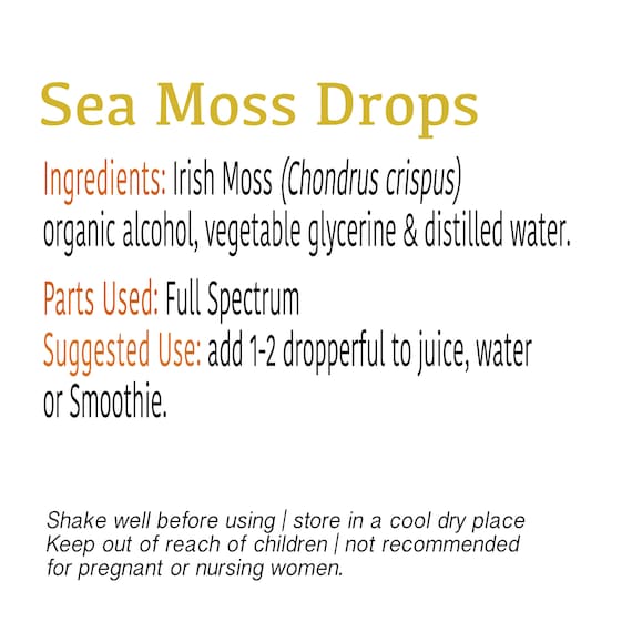 Sea Moss Gel (Chrondrus Crispus) — Organic Irish moss