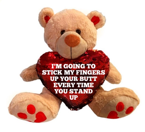 Oso de peluche personalizado con texto, nombre o fecha, oso de peluche como  regalo personalizado para Navidad, cumpleaños, día de San Valentín