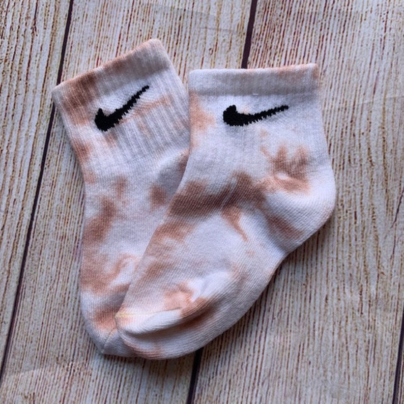 Tie Dye Baby Socks / Nike Toddler Custom Hand Dyed Socks / Tie Etsy