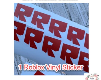 Boy Roblox Character Vinyl Decal Craft D I Y Project Etsy - roblox envelope