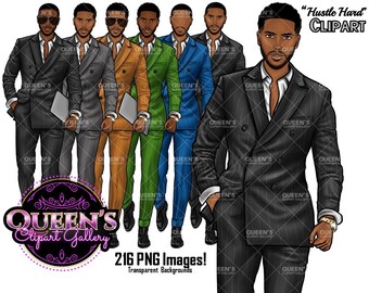 Man Clipart: Business & Casual Styles (216 PNG Images)