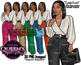 Boss lady, Boss woman, Afro girl clipart, Fashion clipart, Black girl magic, Fashion girl clipart, Girl boss clipart, Black girl png, Curvy