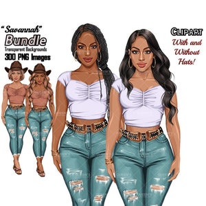 Afro Denim Jeans Mädchen, Jeans Mädchen Clipart, Frau Clipart, Mode Mädchen Clipart, Mode Illustration, Afro Mädchen Clipart, Denim Mädchen Clipart