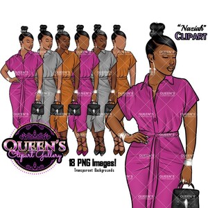 Black girl PNG | Afro girl clipart | Black woman clipart | Black girl magic | Fashion girl clipart | Girl boss clipart | Curvy girl | Boss