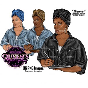 Artist clipart, Technology, Afro girl clipart, Woman on iPad clipart, Black woman clipart, Black girl magic, Fashion girl, Black girl
