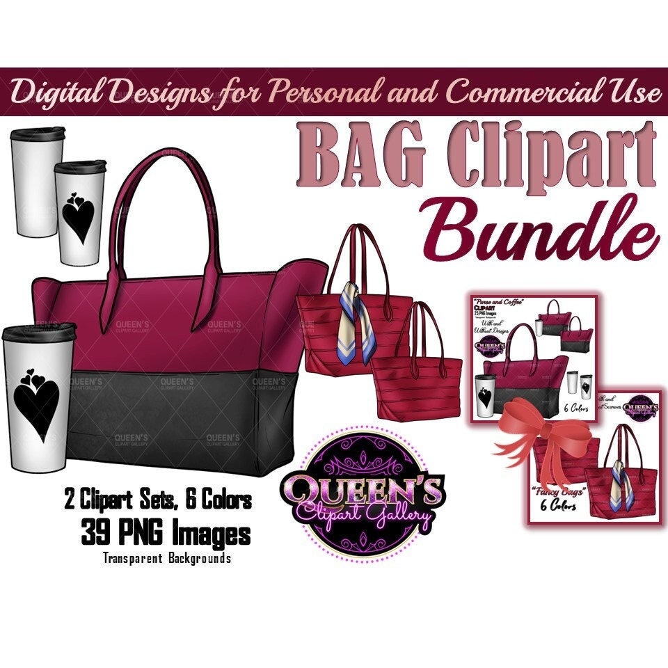 illustration designer bag clipart