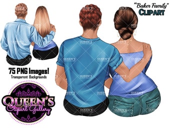 Couple Clipart: Fashion, Wedding, Relationships (Digital Download)