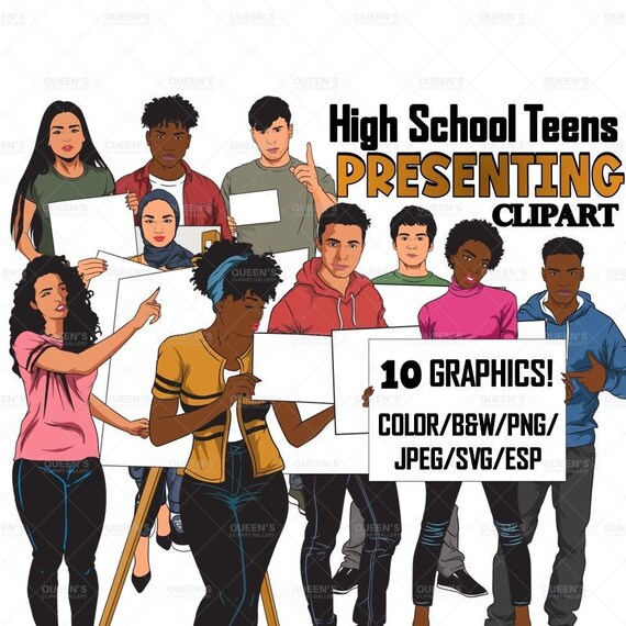 Student Presenting Clipart