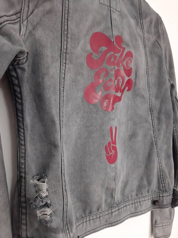 Eve Preloved Take It Easy Denim Jacket 