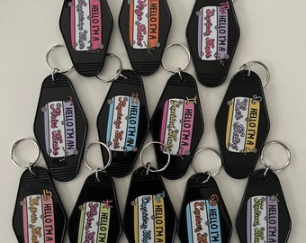 Zodiac Motel keychain | Unique Gift for Teachers, Nurses, Friends | Perfect Stocking Stuffer | Ladies Zodiac Gifts | Astrology Keychain Gift