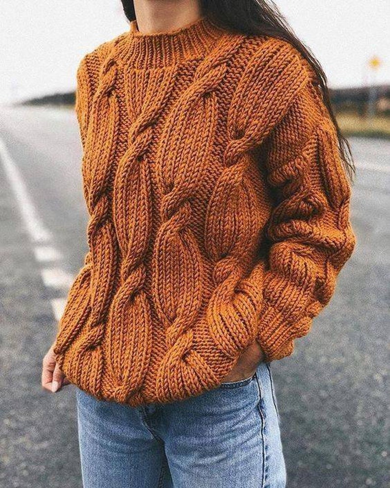 Jersey de lana tejido manual pulover de lana ropa handmade Etsy Jersey de lana tejido manual pulover de lana ropa handmade Etsy