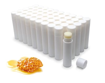 Lip Balm {ONLY} In Bulk for Party Favors, Holidays, Business Events | All Natural +Scented w/ 100% Pure Essential Oils (NO LABELS)