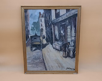 Urban Landscape Painting by Emile Lemieux