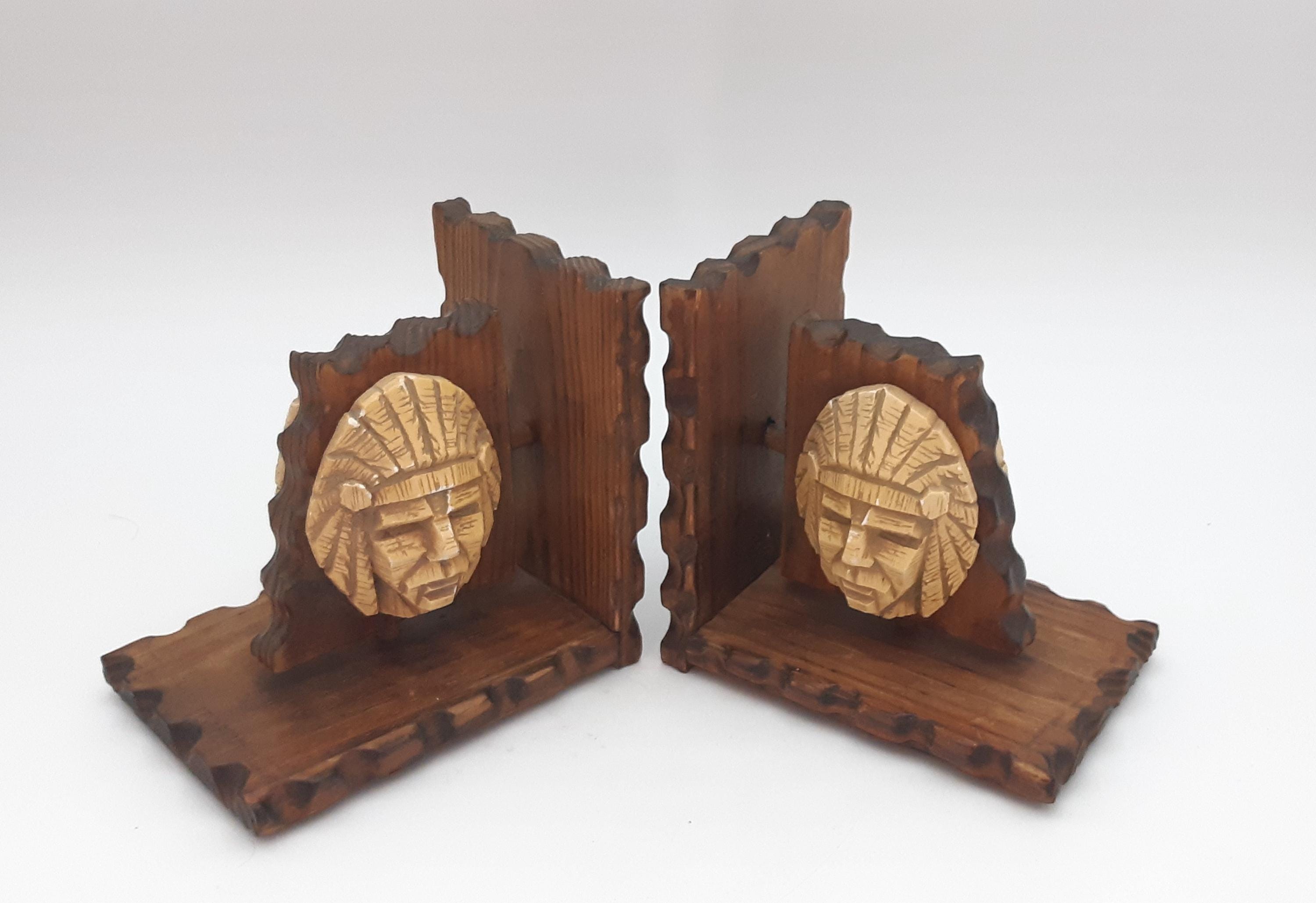 Indian Chief Bookend - Etsy Canada