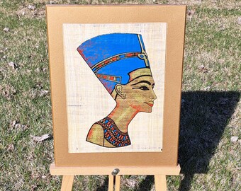 ネフェルティティ女王の象形文字の名前の銘板、古代エジプト美術